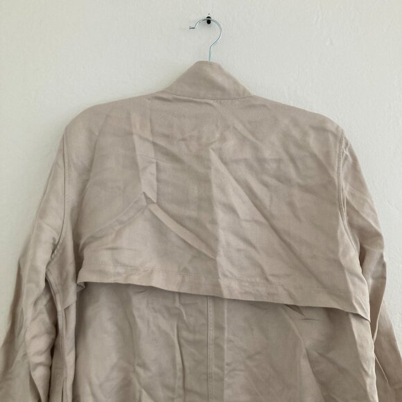 Rails Collins Jacket Linen Full Zip Bone Military Utility Lightweight Large - Picture 7 of 11